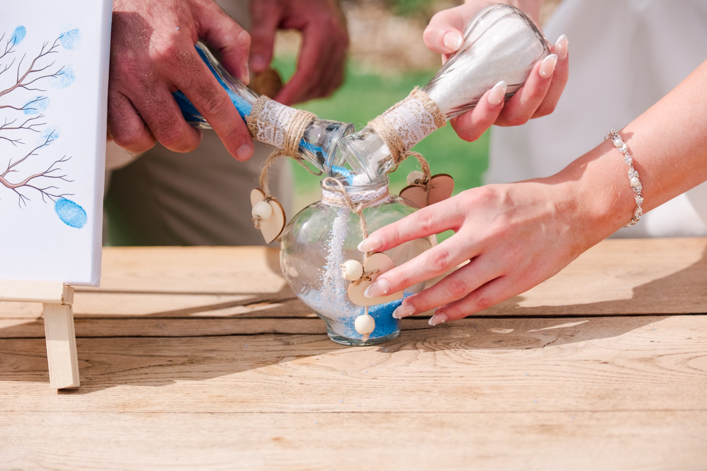 The sand ritual: reassuring, but not mandatory